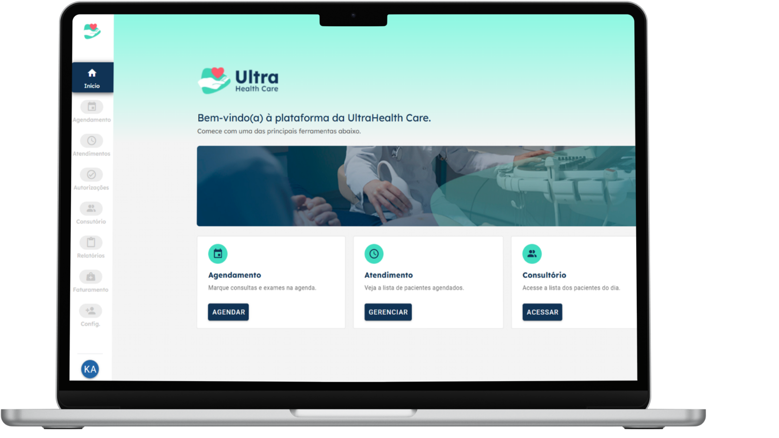 Plataforma Gestão de Clínicas de Saúde